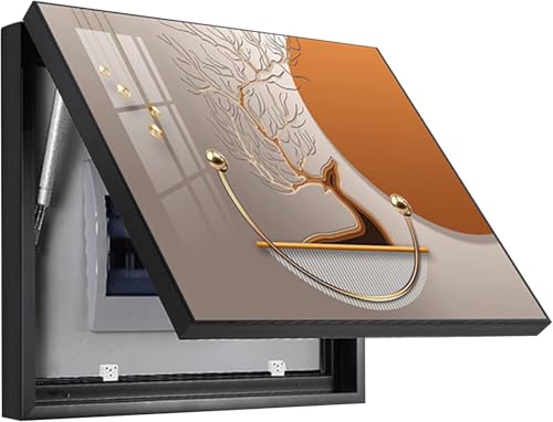 Coffret de compteur électrique décoratif B 60x50 cm pour tableau