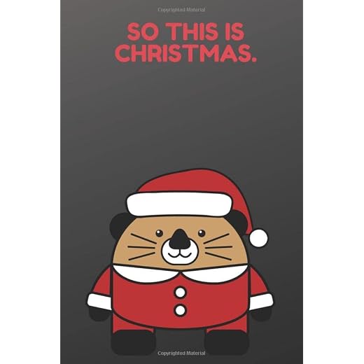 So This is Christmas: Notebook for Kids,Funny Kids Gift, Lined Notebook for Kids,Large 6"x9" 100 pages (Blank Lined NoteBook)