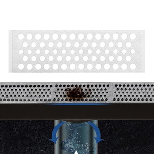 Cubierta para Desagüe de Ducha Recogedora de Pelo, Trampa para Cabello sin Obstrucciones, 30 Unidades, Rejilla Plana de Malla para Capturar Pelo en Desagües de Baño Cocina Lavandería y Bañera para