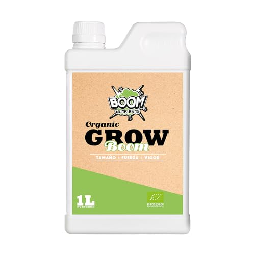 Boom Nutrients | Abono orgánico para crecimiento - 100% Natural | Organic Grow (1L)