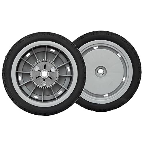Lawn mower rear wheels gear assembly (2-pack) for Toro 107-3709, 8 inch