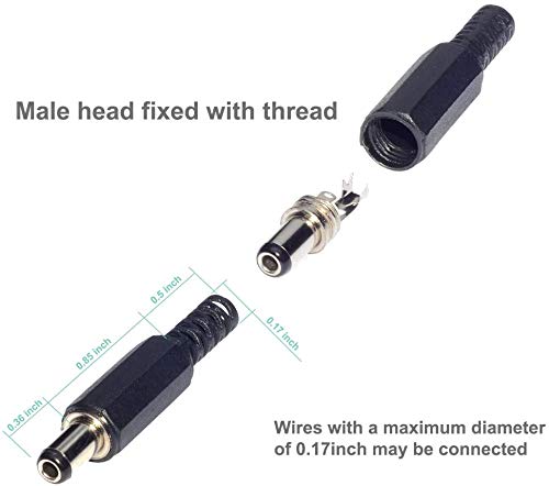 50x 3 Way 5mm 3 Pin Plug In Terminal Block Screw Connector Pitch Panel PCB Mount - Foto 2