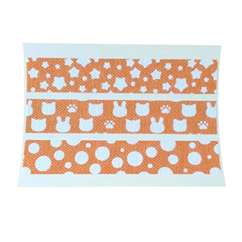 メリーケアテープ 25mm×140mm×3枚 カット済み 不織布 医療用テープ サージカルテープ 肌に優しい 子ども (ベージュ(キャラメル))