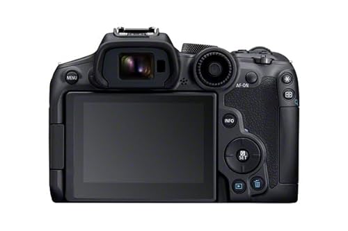 Canon EOS R7 (Boîtier) - Appareil Photo Hybride - Capteur APS-C 32,5 MP, Autofocus CMOS Dual Pixel II - Appareil Photo Numérique 4K 60p, Prise de Vue en Continu Jusqu’à 15 ips - Bluetooth, Wi-Fi, WLAN