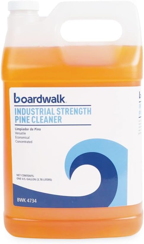 Boardwalk 597500-41ESSN 1 Gallon Industrial Strength Cleaner - Pine Scent (4/Carton)