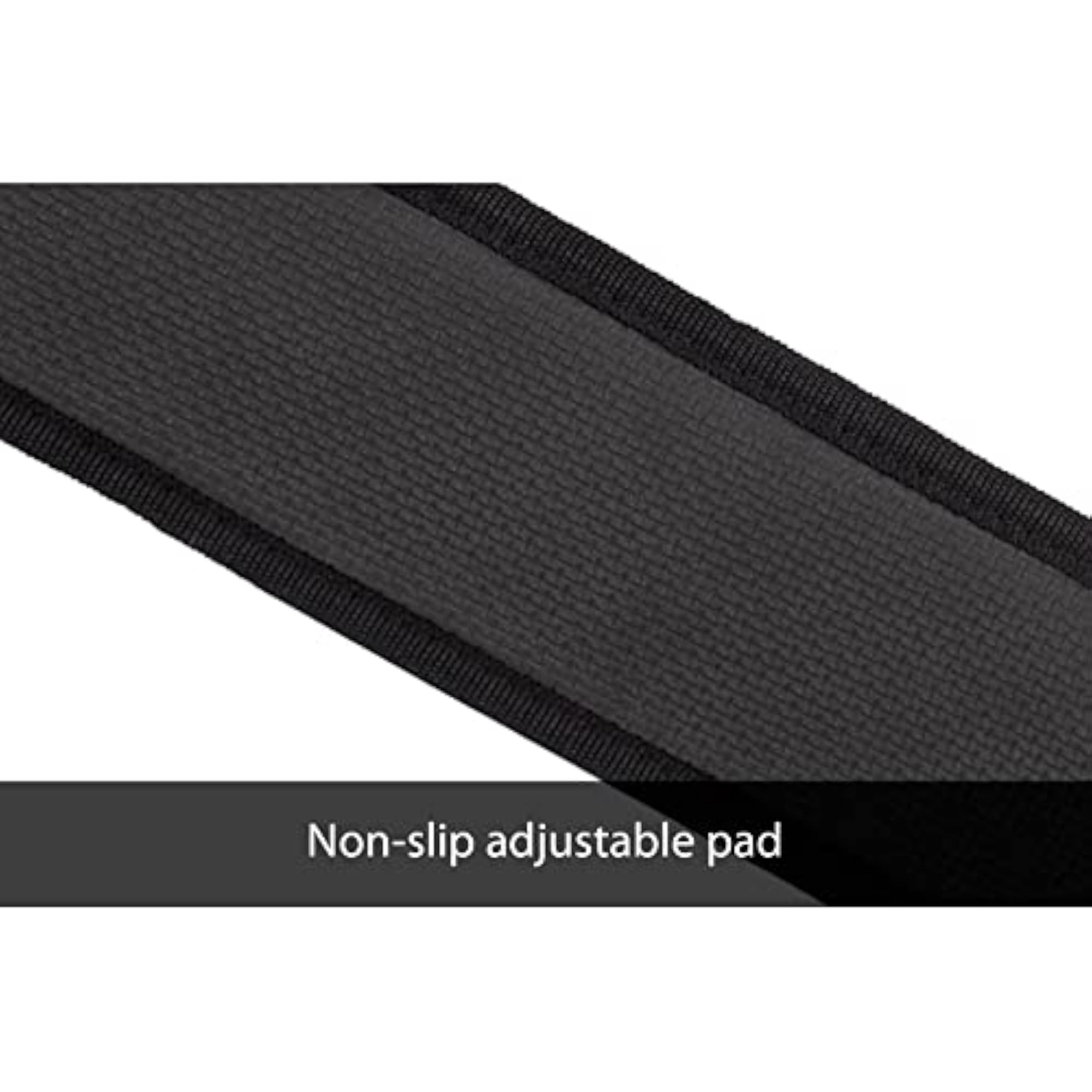 Universal Replacement Shoulder Strap with Thick Pad and Metal Hardware