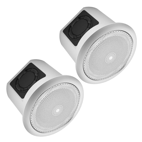 CAICOUSTIC CAIFS2C 5.2" Commercial Install Speakers,70V in-Ceiling Subwoofer,16-watt, 16-ohm Sub+Rough-in Kit for Background
