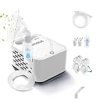 Nebuliser Machine for Adults and Kids, NB220 Compressor Nebulizer with Built-in Storage Box, Compact & Quiet Inhaler for Home Use