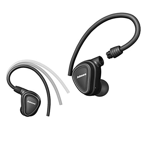 Wireless Jabees Shield Bluetooth Earphone Portable Stereo Fitness Sports Headphone with Mic Black