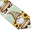 VAFZASC Ties for Men Boys Wedding Dance Prom, Fashion Skinny Neck Tie Sunflower Gnomes