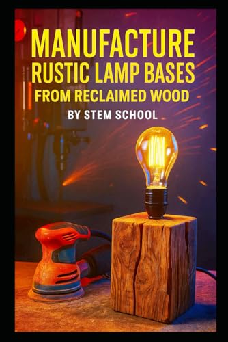 Manufacture Rustic Lamp Bases from Reclaimed Wood: DIY Lamp Stands for Farmhouse Style and Modern...