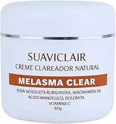 SUAVICLAIR MELASMA CLEAR 60G – SUAVICID NATURAL CREME CLAREADOR NATURAL DE MANCHAS E MELASMA