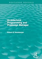 Architectural Programming and Predesign Manager 1138183571 Book Cover