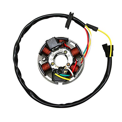 P2R (Motorisé) STATOR ALLUMAGE 50 A BOITE ADAPTABLE MINARELLI 50 AM6 (DUCATI, FAISCEAU LONG AVEC PLATINE) -P2R-