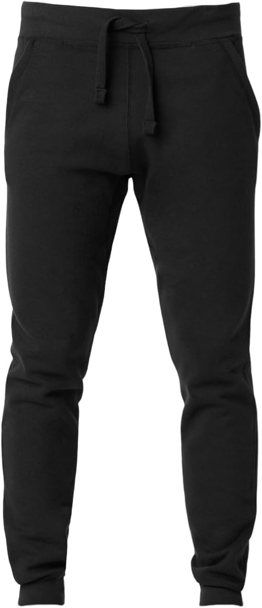 Mersenne Men's Fleece Joggers Pants Tapered Fit Sweatpants