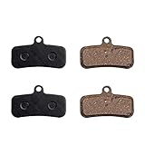 Pastillas de Freno 2 Pares de Bicicletas de montaña Cojín de Freno semicetálicas Pastillas de Freno de Disco/Ajuste para Shimano Saint M810 M820 ZEE M640 H01 Freno de Disco hidráulico