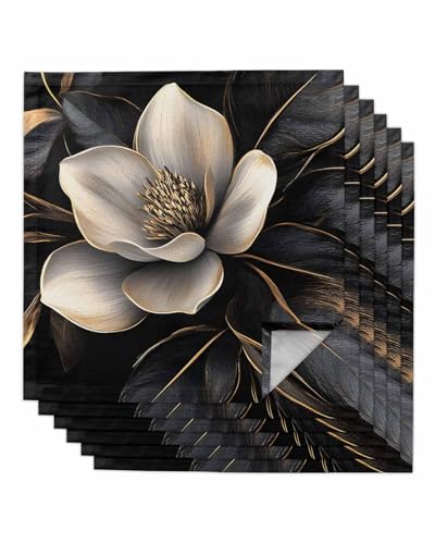 Servilletas de Tela Cuadradas Floral Pack x6 miniatura 1