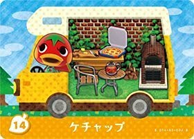 Amazon.co.jp: とびだせどうぶつの森 amiibo+ カード ケチャップ 14
