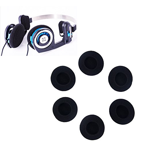 GAOHOU® Hi-elec Lot de 6/3 paires de coussinets de rechange pour casque Sennheiser PX100 PMX100 PMX 60 Koss Porta Pro Cover