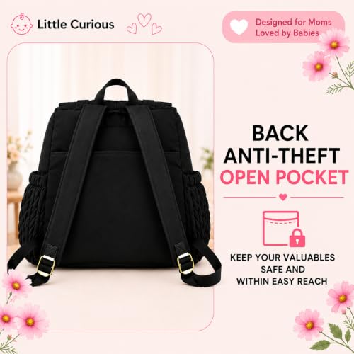 Image of Baby Diaper Bag | Diaper Bag for Mothers For Travel | Baby Bags For Mothers Carry | Baby Diaper Bag For Mother For Travelling |Quilted Lugguage Nappy Handbags