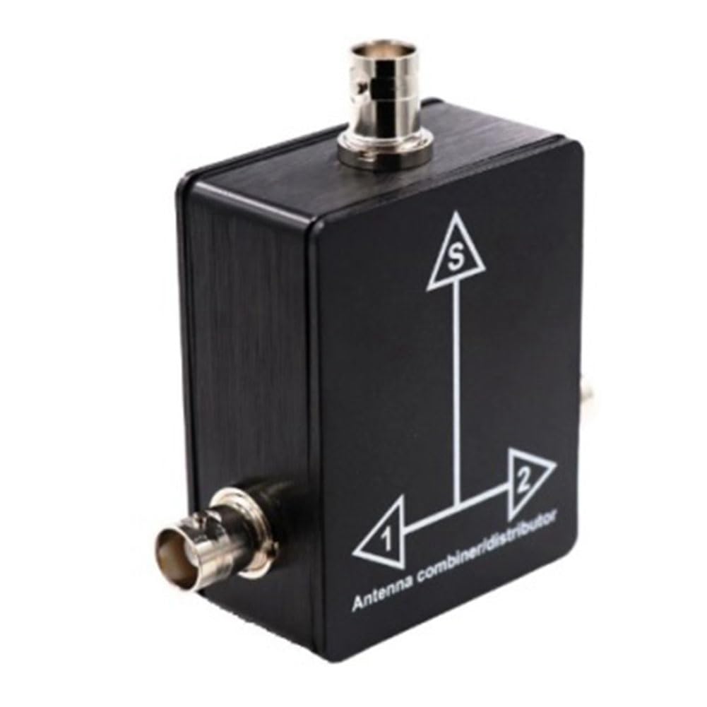 AsignacióN de Antena Divide la SeñAl RF de 1 una 2 para DistribucióN de Antena/MicróFono InaláMbrico Distribuidor Combinador