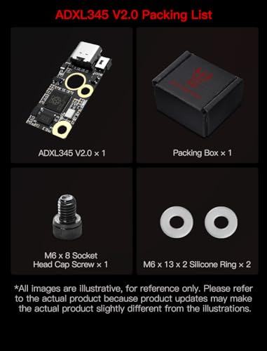 BIGTREETECH ADXL345 V2.0 Accelerometer Board Klipper Input Shaping 3D Printer Hotend Parts Sensor Module Support USB Connection for Voron Stealthburner