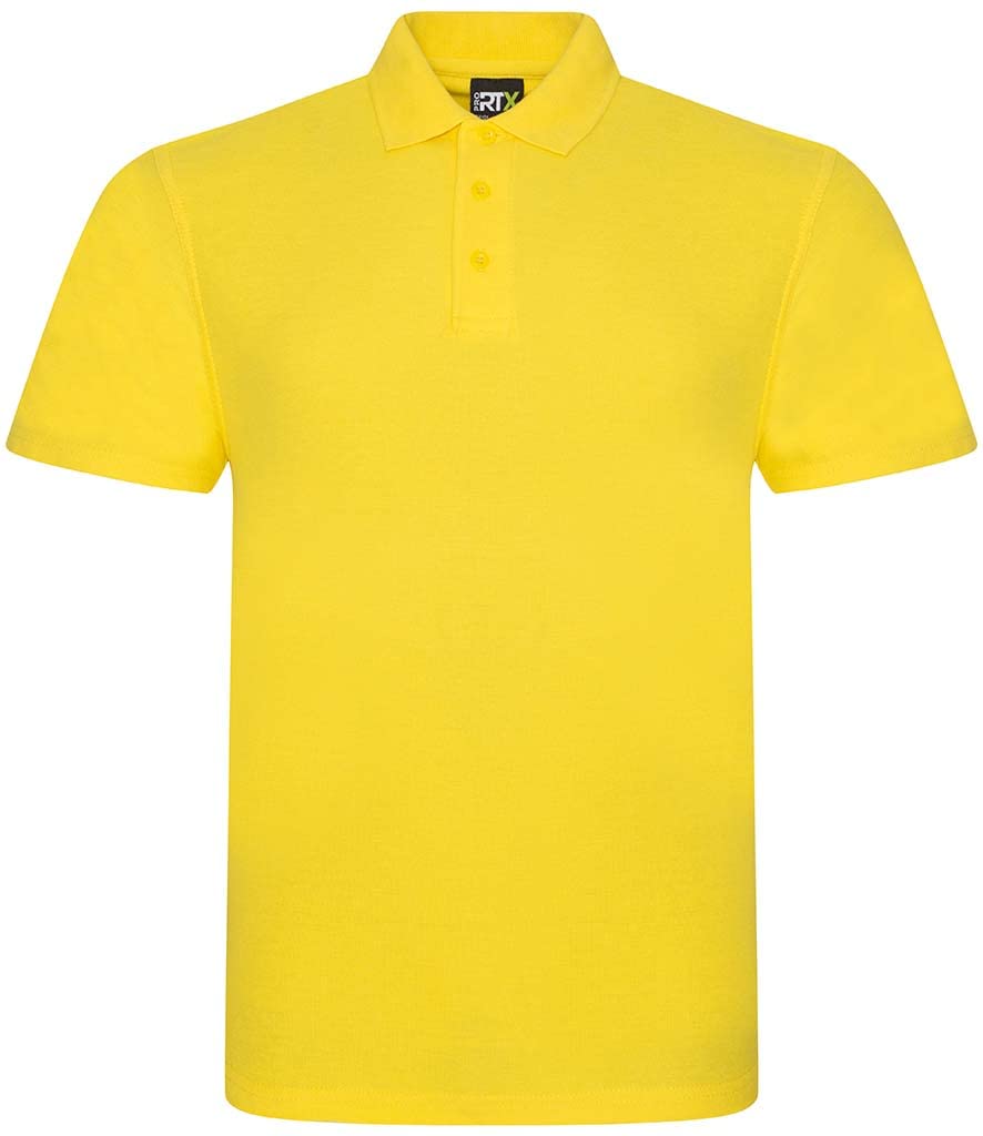 Mens Classic Polo Shirt Short Sleeve Plain Tee Top Casual Work Sports Tough for Gardening and Building Workwear Great Christmas Birthday Gift for Any Builder, Electrician (Yellow, 4XL)