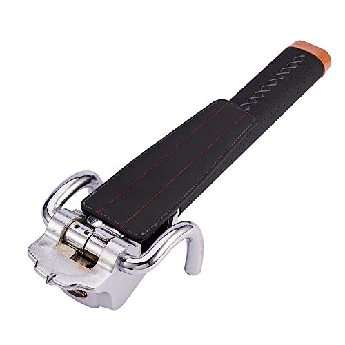 Blueshyhall Black Antitheft Locking Devices Steering Wheel Lock with Safety Hammer - Image 4