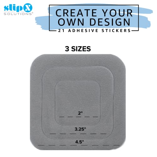 image for SlipX Solutions Adhesive Square Safety Treads Add Non-Slip Traction to