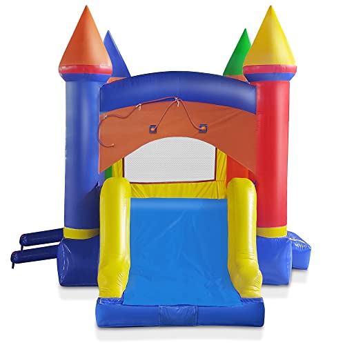 Cloud 9 Commercial Castle Bouncer with Slide & Water Mist