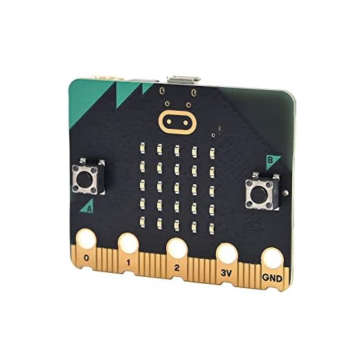 ELECFREAKS BBC Micro:bit V2.2 Scheda per codifica e programmazione (non include cavo micro USB e supporto batteria)