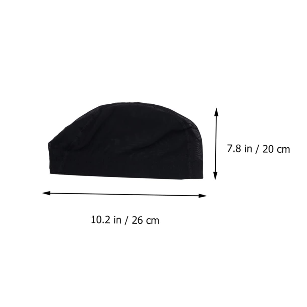 MAGICLULU 10 Piezas red para el cabello peluca hair topper Red elástica para pelucas redecillas elásticas tapa de cúpula elástica tapas de fijación de peluca arreglar gorras de peluca Hazme