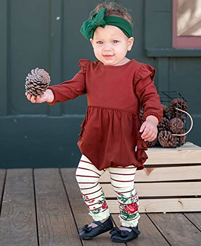 Image of RuffleButts Baby /Toddler Girls Footless Ruffled Tights