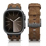 Ya en manzanajugosa.com: Correas de Cuero Resistentes para Apple Watch Ultra 3/2/1 49mm, S11/S10 46mm, 9/8/7 45mm, SE3/SE2/SE/6/5/4 44mm, 3/2/1 42mm, Pulsera Empresarial de Cuero Real con Conector Metálico para Hombres,NBrnce