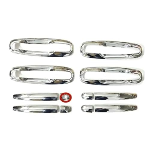 Cubierta de manija de puerta para coche Chevrolet Optra Lacetti 2005-2016 cromada 7
