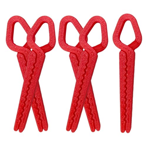 Dranng Protector de Esmalte de Uñas, 5 Piezas Clip Protector de Dedos, Protectores Ungueales Reutilizables De Impresión 3D Para Manicura En Hogar Punta Francesa