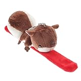 Gogogmee Kuscheliges Tier Snap Armband mit Eichhörnchen Weiches Slap Armband Komfortabler Sitz als...
