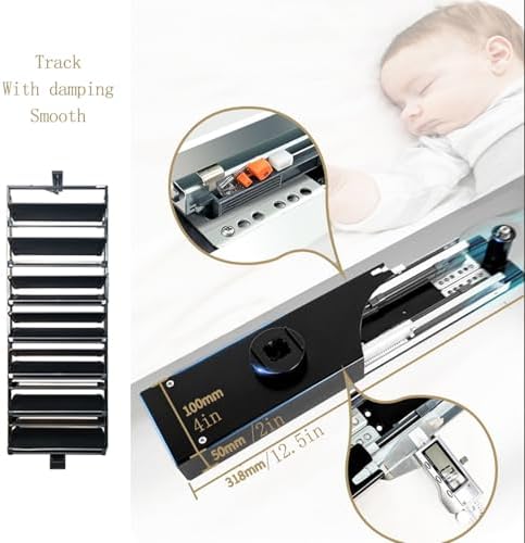 Store Display Rack Wall Mounted Storage Rack Convenience Store Automatic Rack Space Saving Assembled Display,Shoe Rack in Cabinet,Rotating Pull-Out Organizer Adjustable Height 360° Spinning