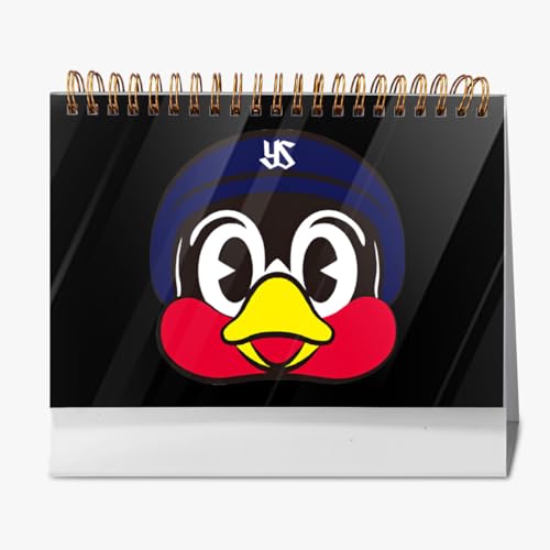 2026年 卓上カレンダー 東京ヤクルトスワローズ つば九郎 野球応援 デスクトップ カレンダー 小型 月間 書き込み 計画整理用 おしゃれ 記念品 プレゼント 2025年9月?2026年12月