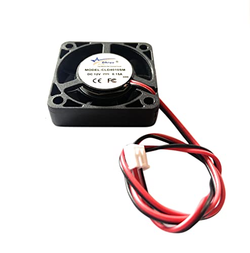 DHRUVPRO 12V Cooling Cabinet Fan Fan Square (12V 40X40X10-MM 1.5inch 6000-RPM) - Image 3