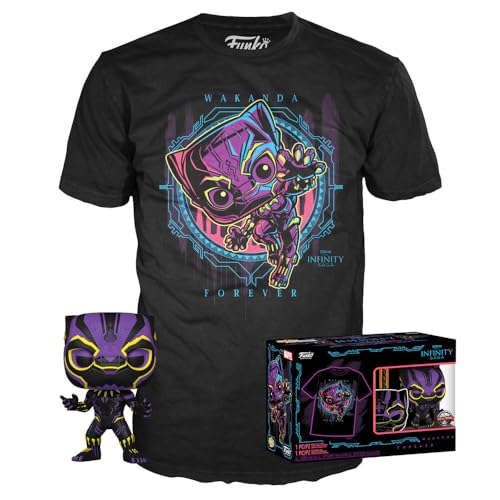 Funko Marvel Black Panther et T-Shirt L pour look geek stylé