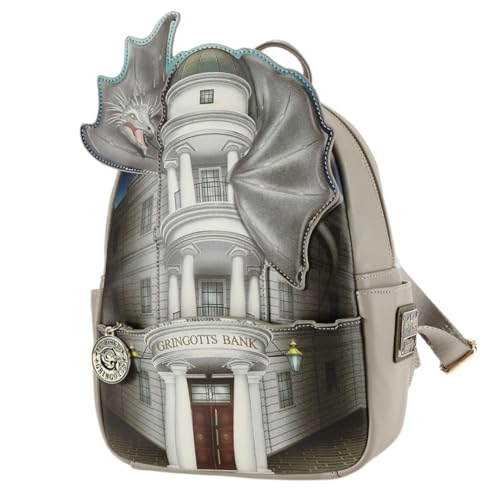 Loungefly Harry Potter Gringotts Bank and Dragon Double Strap Shoulder Bag4