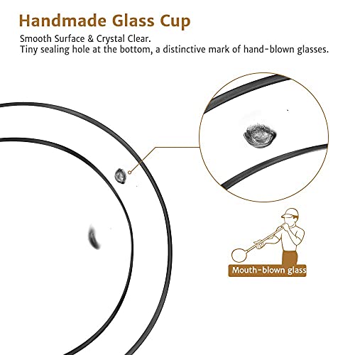 glastal 6x350ml Doppelwandige Latte Macchiato Gläser Cappuccino Kaffeetasse – Ansicht 3