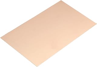 YOKIVE 5 Pcs PCB Copper Clad Board, FR4 Single-Sided Blank Circuit Boards, Great for Electronic Hobbies, Etching, Circuit Projects (150mmx100mmx0.8mm)