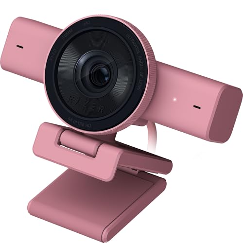 Kiyo V2 - Webcam 4K 30 FPS con inquadratura automatica basata sull'intelligenza artificiale - Gamma dinamica elevata - Obiettivo ultra-grandangolare - Compatibile con OBS e Xspli | Quartz - Webcam