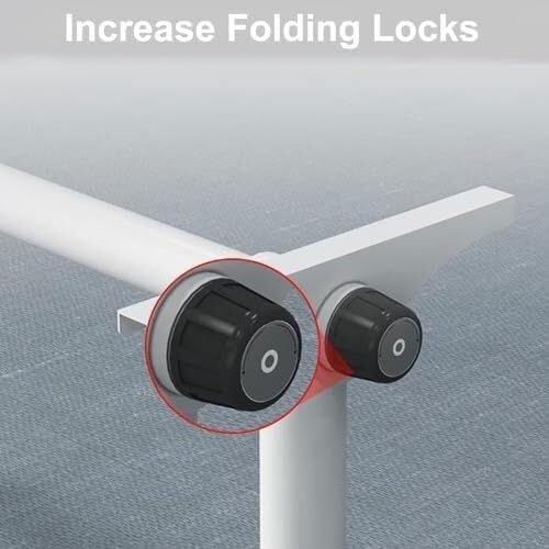 Klappbarer Trainingstisch mit Drop-Blatt-Oberseite, tragbar, für Bürokonferenzen, Meetings, Seminare, Schreiben, Drucken, Podcasting, Set mit 4 Rollen (160 x 60 x 75 cm)