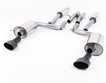 Milltek SSXAU228 2008 RS6 C6 5.0 V10 biturbo quattro Cat-back Oval Dual Ceramic