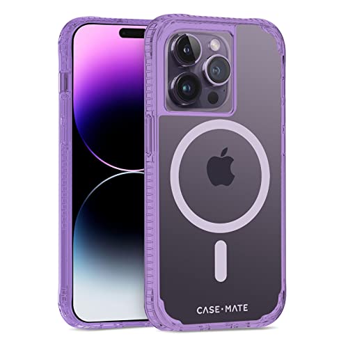 Coque iPhone 14 Pro lavande Case-Mate idéale pour photos en extérieur