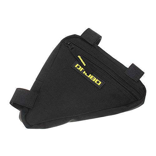 AlveyTech All-Black Frame Mount Triangular Bicycle Storage Bag