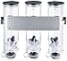 Zevro Indispensable SmartSpace Wall Mount Triple Dry-Food Dispenser 39 oz,Grey